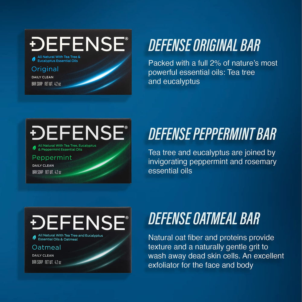Defense Soap jabon arbol-de-te textura crema cercana, sensación suave