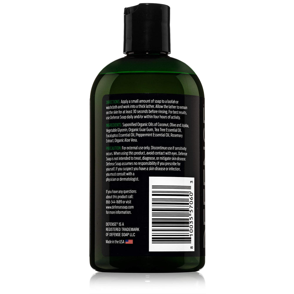 Rincage sans résidu mentholé, parfum léger.