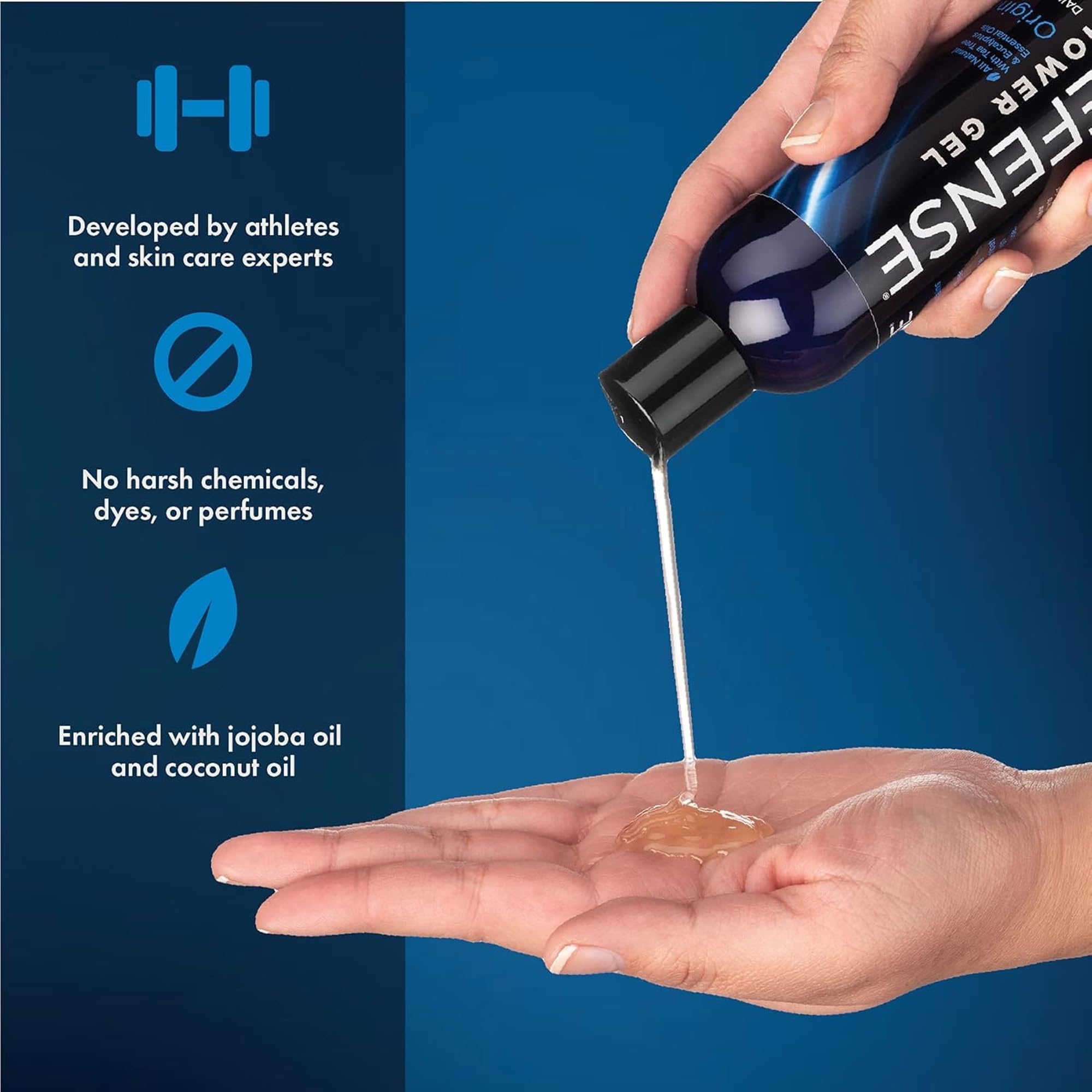 Defense Soap Tea Tree Body Wash: aroma de árbol de té para sensación refrescante