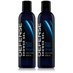 Defense Soap Tea Tree Body Wash bottle front highlights natural ingredients for post-workout cleansing.