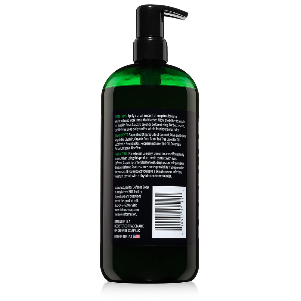 Defense Soap uso pos-entrenamiento para limpieza y frescura