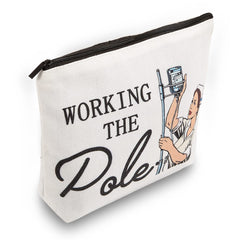 Degpum bolso maquillaje con diseño enfermera, regalo ideal para colegas.