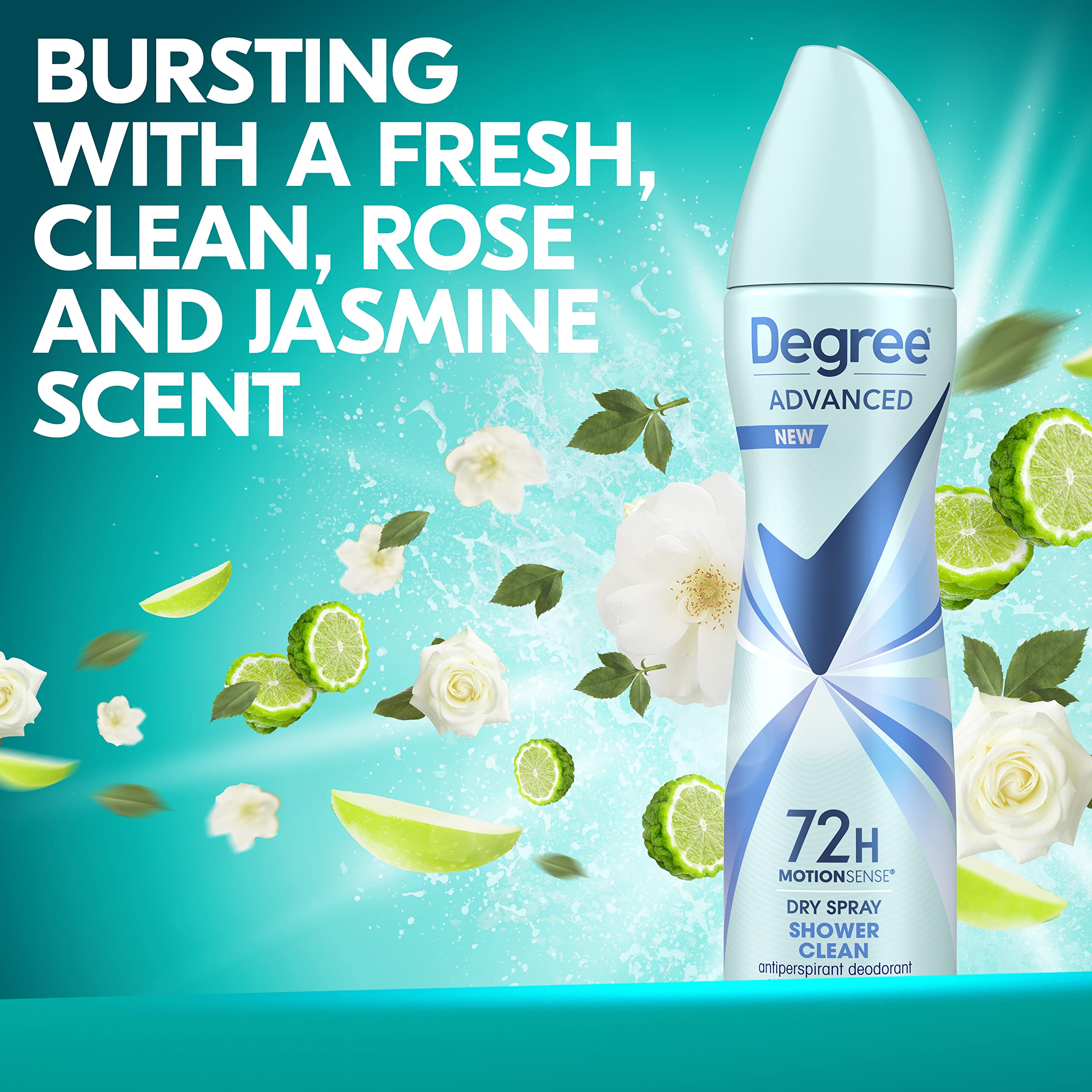 Degree Advanced Shower Clean: lata de aluminio reciclable