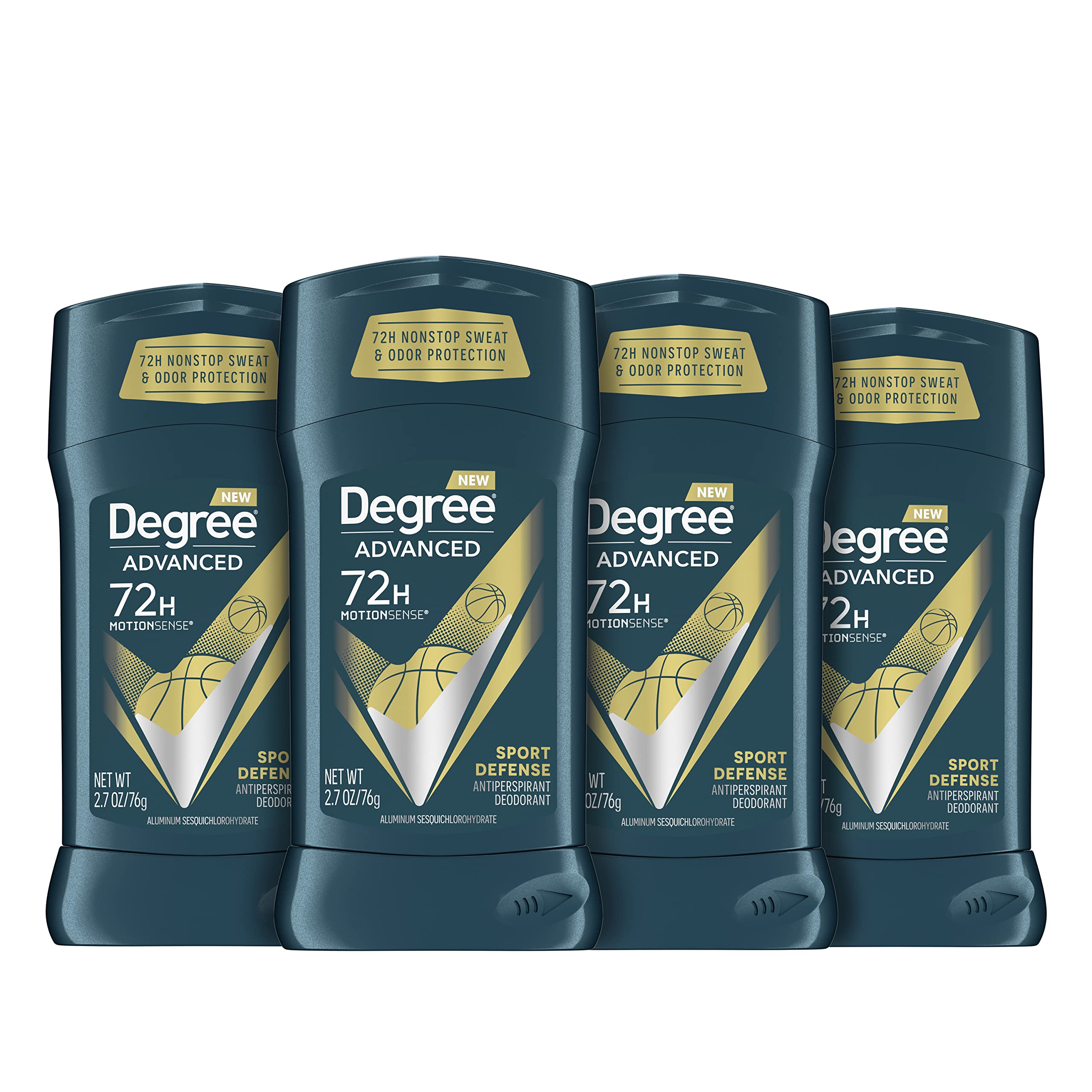 Degree Men Advanced Sport Defense desodorante en barra ofrece protección de 72 horas para entrenamientos intensos