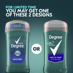 Degree Arctic Edge desodorante sin aluminio para piel sensible