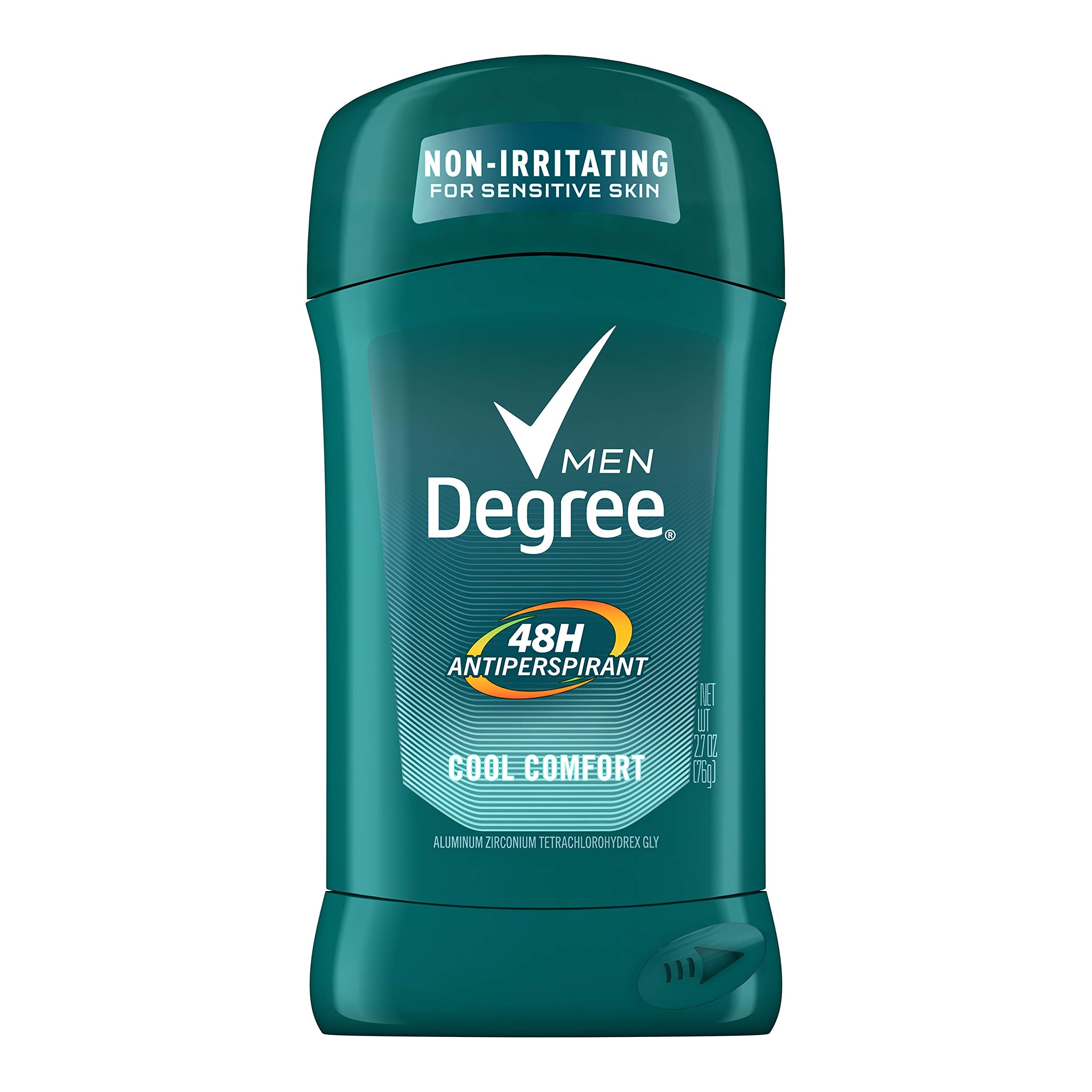 Degree Hombres desodorante en barra Cool Comfort 48 horas para días activos.