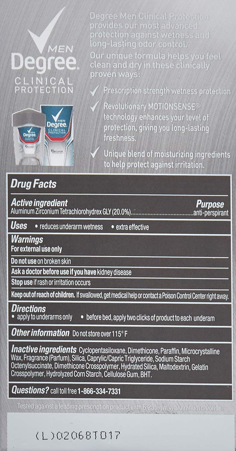 Degree Homme Déodorant antitranspirant Sport Force, idéal pour les entraînements et rester frais.