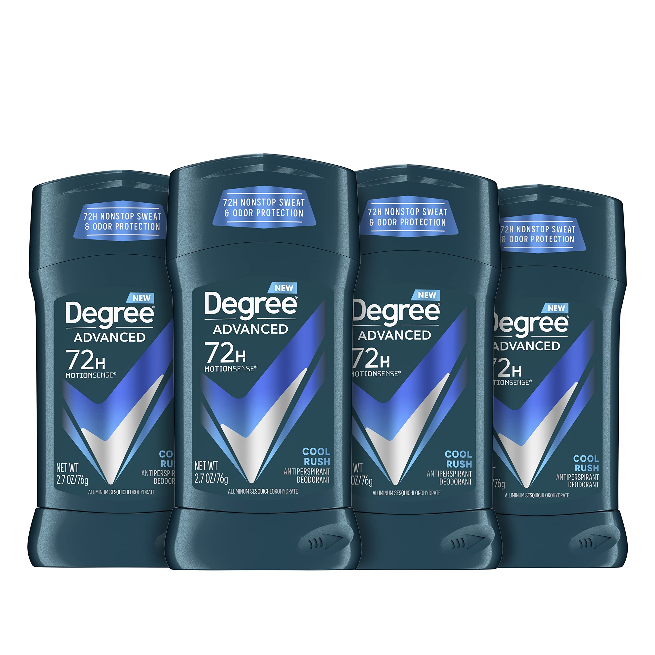 Degree Homme Protection Avancée Cool Rush bâton; protection longue durée et fraîcheur