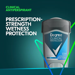 Desodorante antitranspirante Degree Men Clean Clinical, empaque de 6 unidades para hogar.