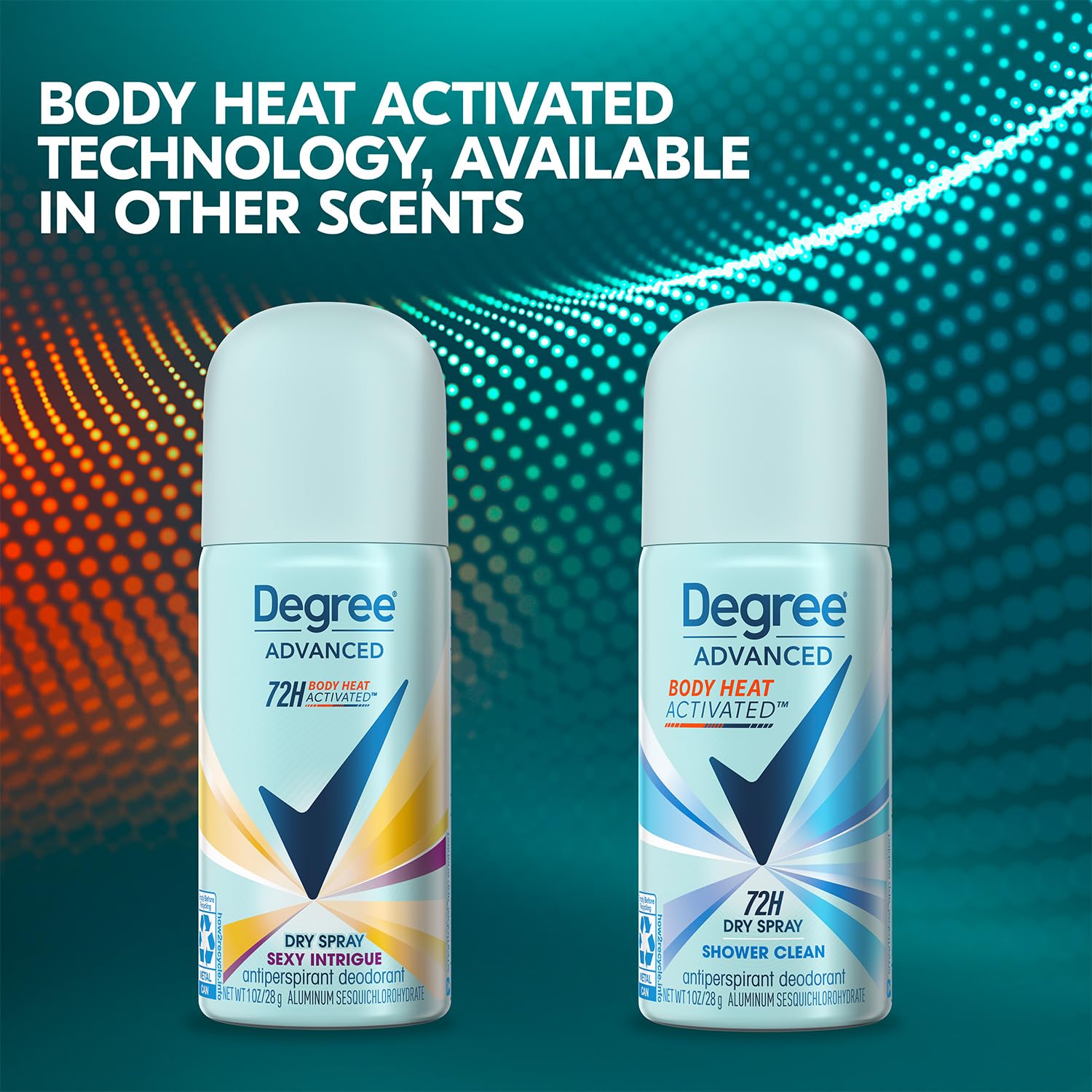 Degree pack desodorante para viaje, opción conveniente.