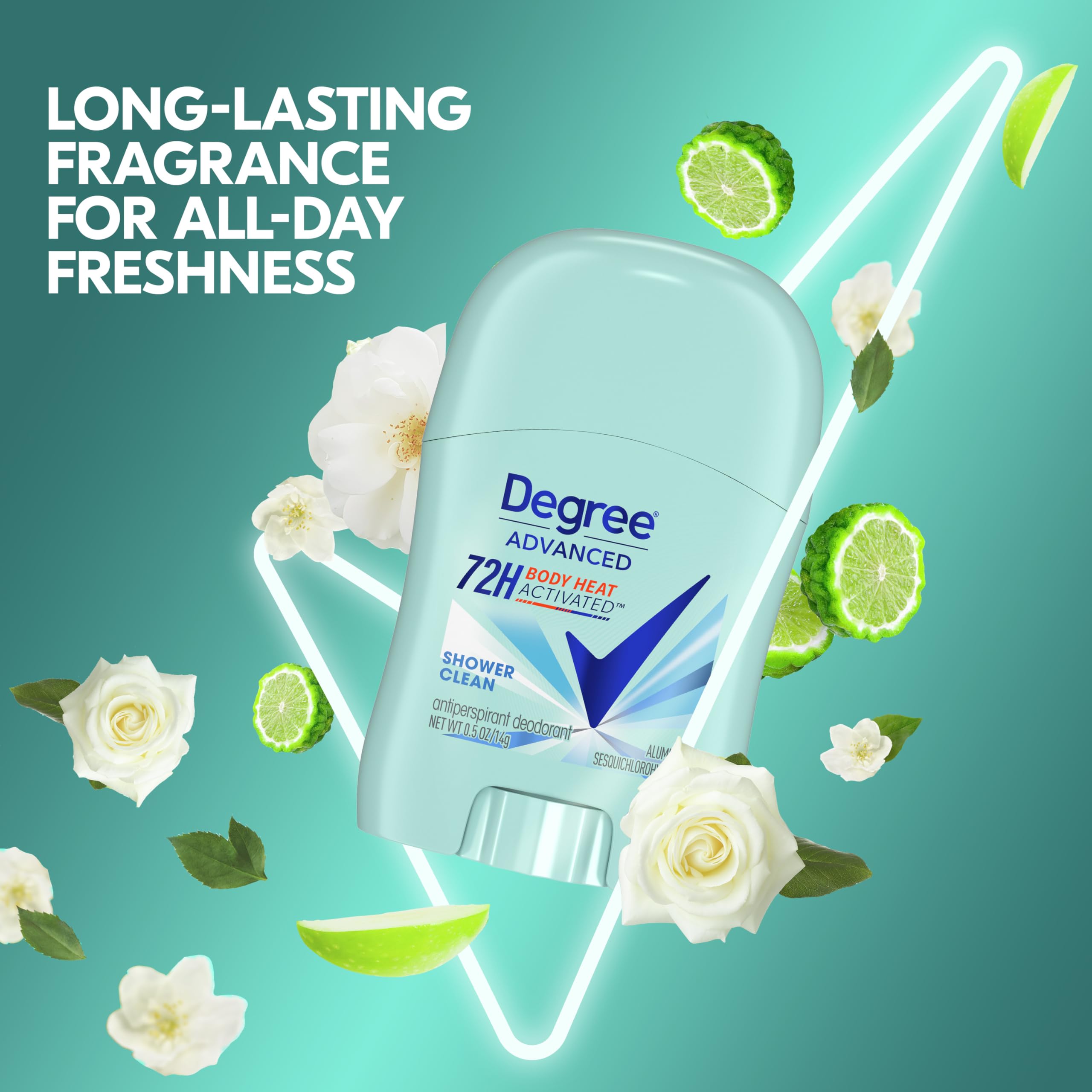 Degree Shower Clean: ofrece protección de 72 horas contra sudor y olor