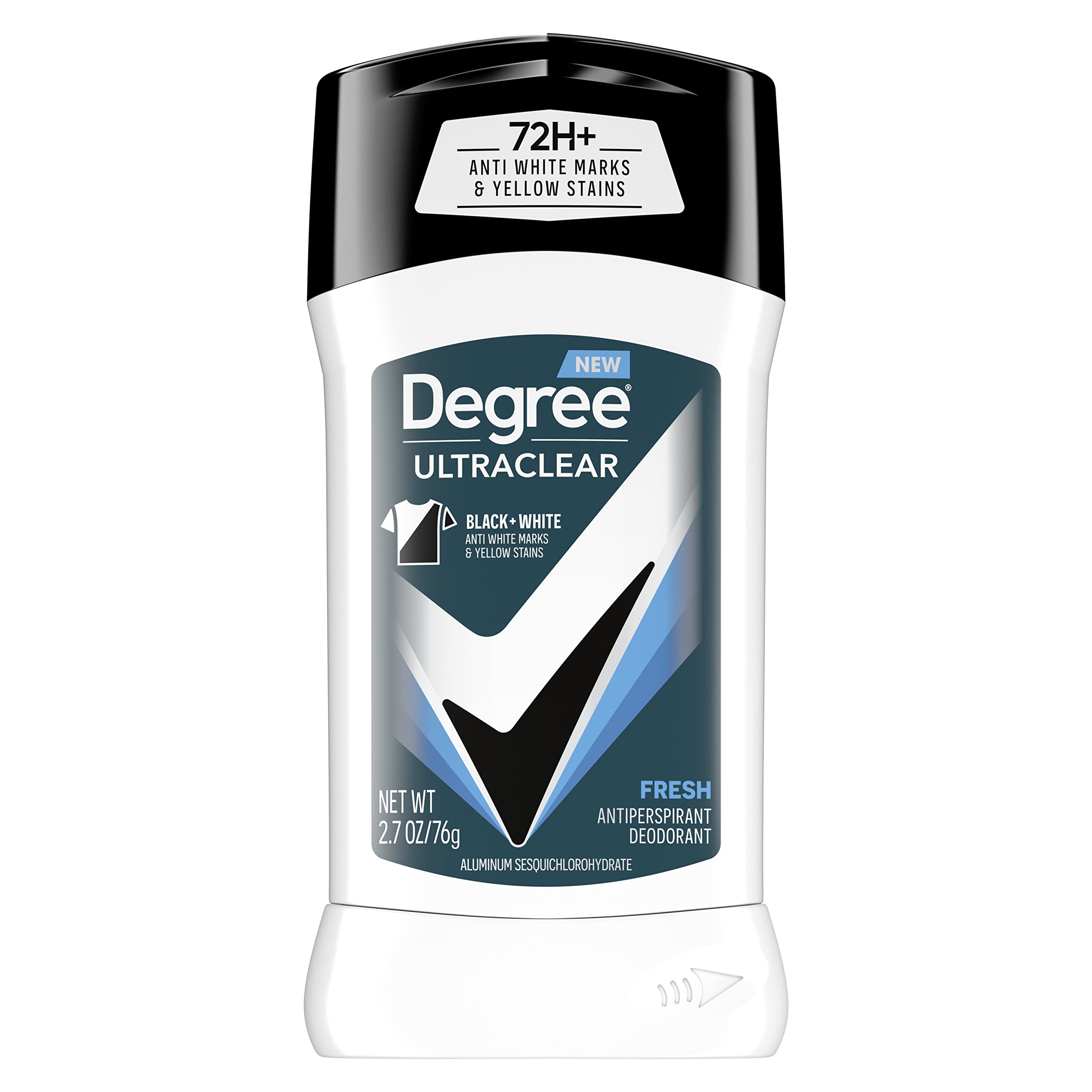 Degree Ultraclear Fresh barra desodorante, protección de 72 horas para movimiento diario.