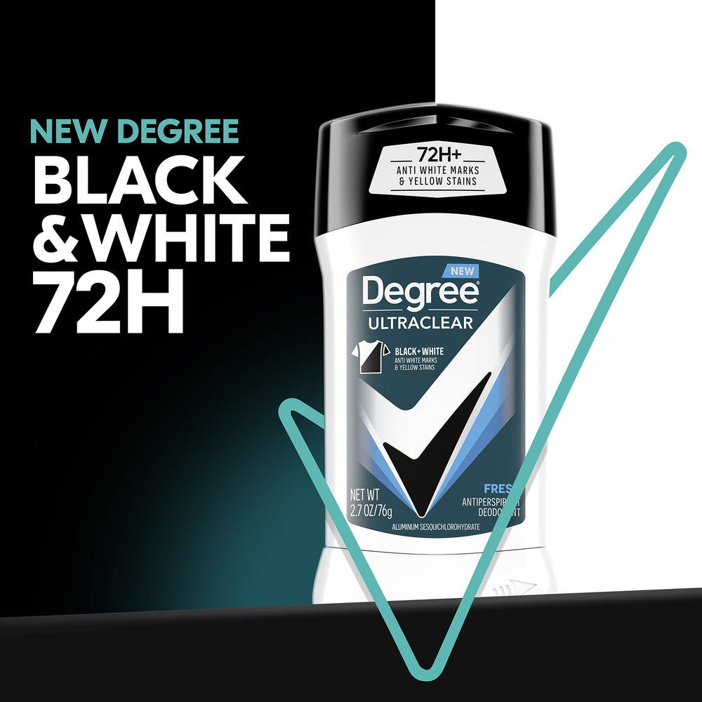 Degree Ultraclear Fresh ropa blanca sin manchas.