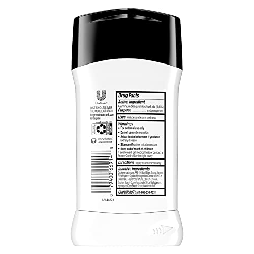 Degree Ultraclear Fresh tecnología MotionSense, fragancia que responde al movimiento.
