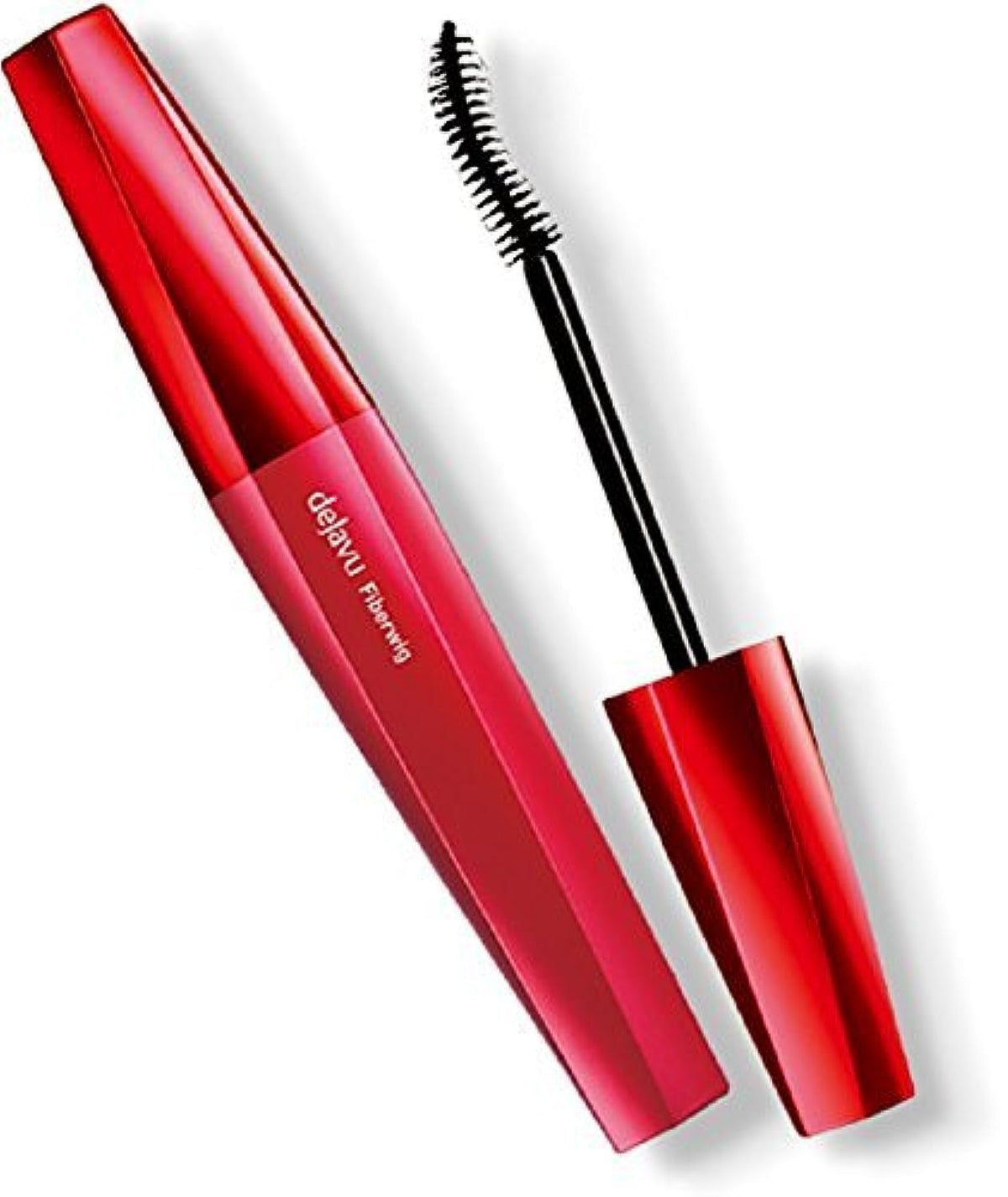 Dejavu Imju Mascara con fibras extra largas en negro puro para pestañas más largas.