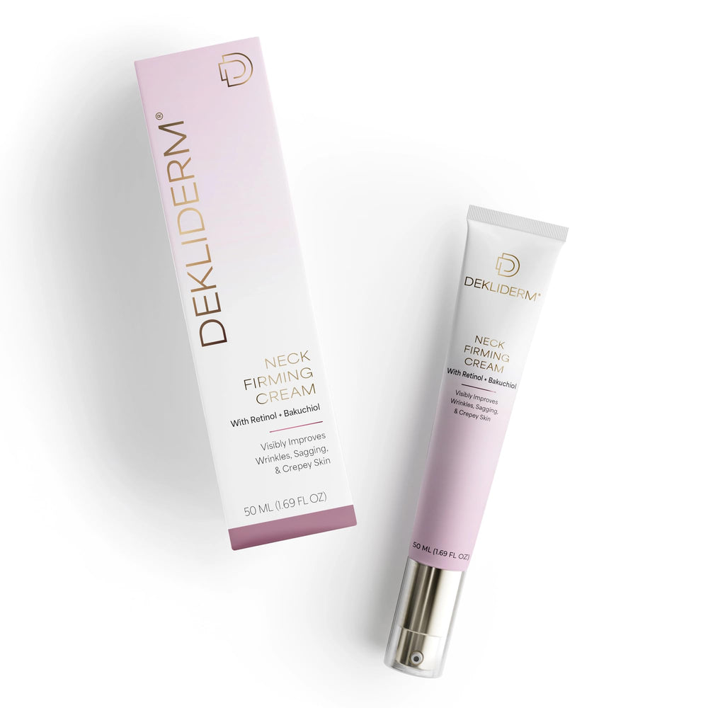 DEKLIDERM crema cuello envase: presentación clara y uso cómodo.