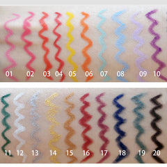 DekRion delineador con 20 colores disponibles para looks versátiles.