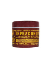 Del Indio Papago Tepezcohuite crema nocturna en envase jumbo para renovación suave.