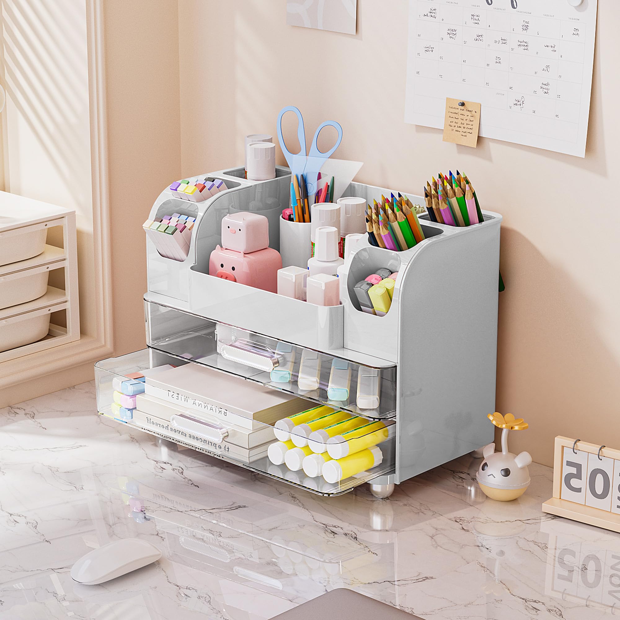 Delamu diseño compacto para encimera, ahorro de espacio.