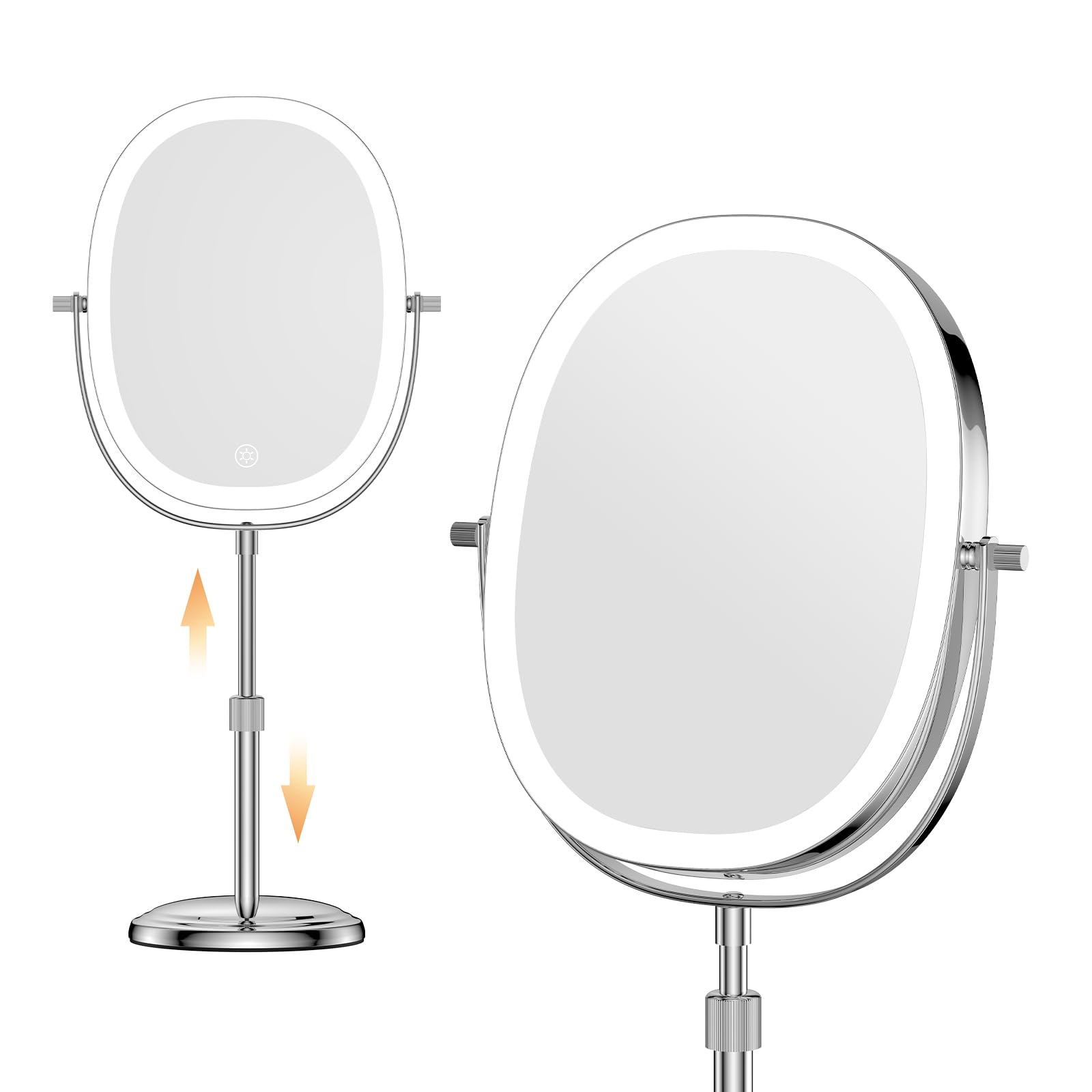 DeLanges Espejo Maquillaje Iluminado 9 pulgadas para aplicación diaria precisa
