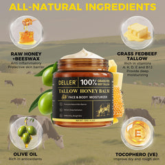 Deller sebo de res aceite de oliva: antioxidantes para piel más sana.
