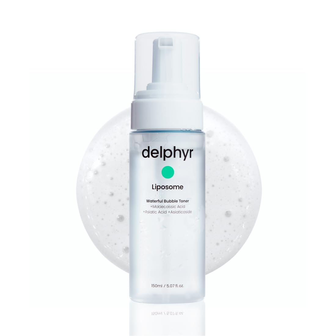 delphyr burbujas hidratantes en la espuma facial elevan la hidratación