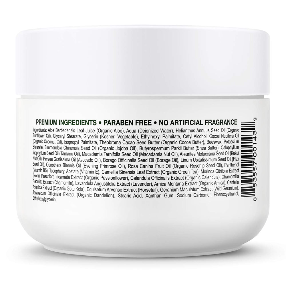Deluvia Miracle Aloe Cream envase 8 oz, ideal para rostro y cuerpo.