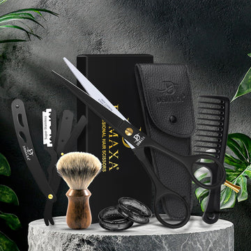 DEMAXA Mango ergonómico para cortes largos sin fatiga en sesiones.