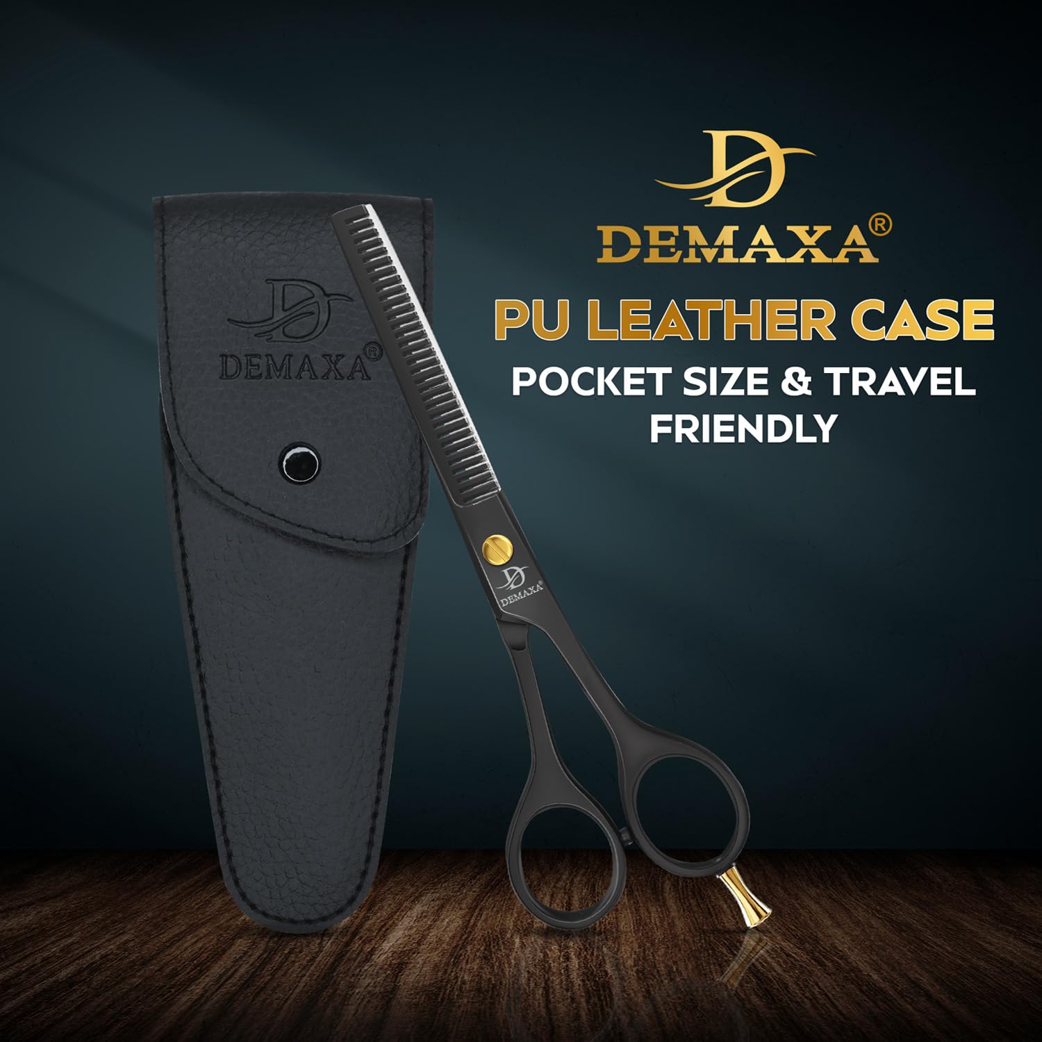 DEMAXA tijeras-uso-salon-casa-versatil: ideal para uso profesional o doméstico.