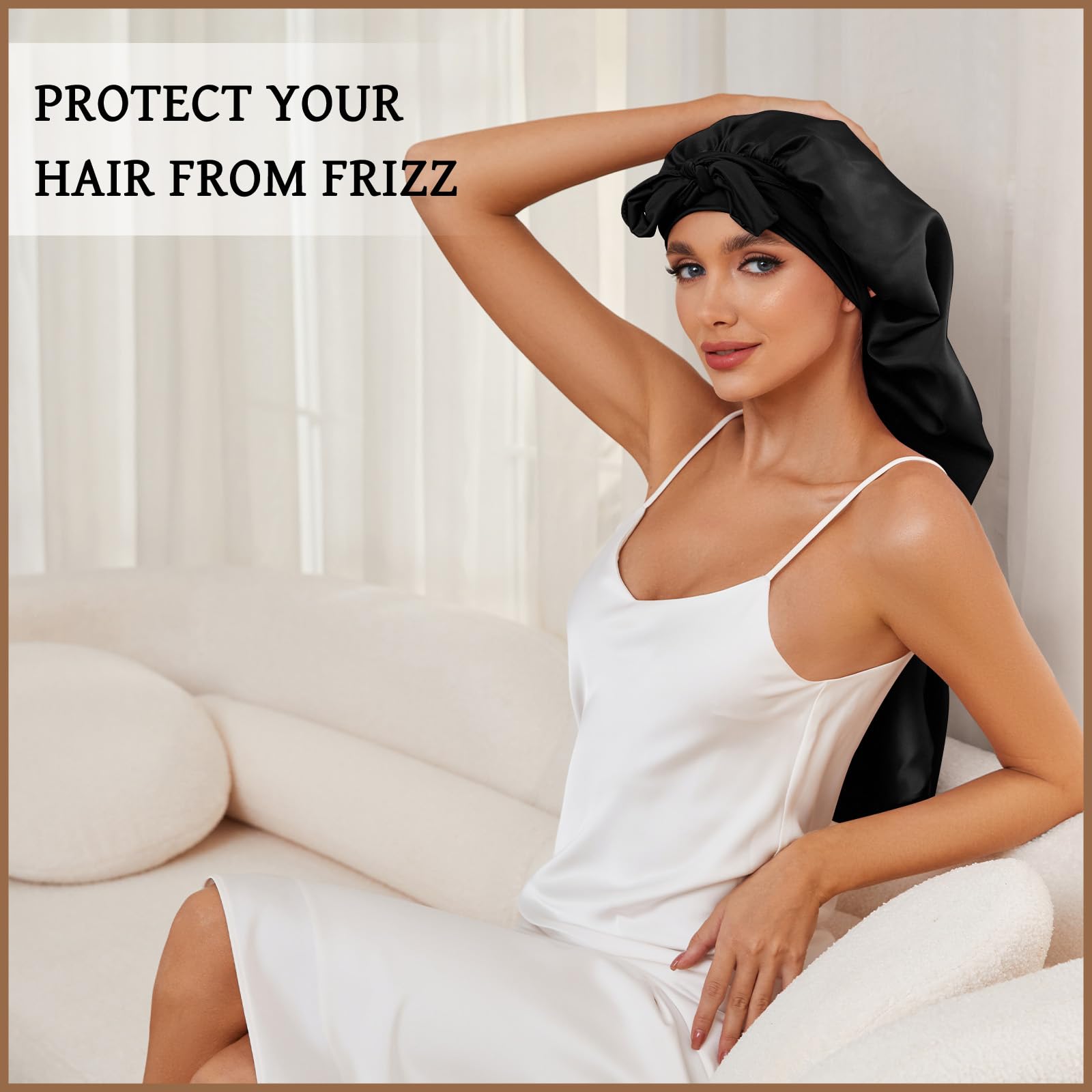 DEMAZALO satin premium ayuda a reducir frizz y controlar el cabello