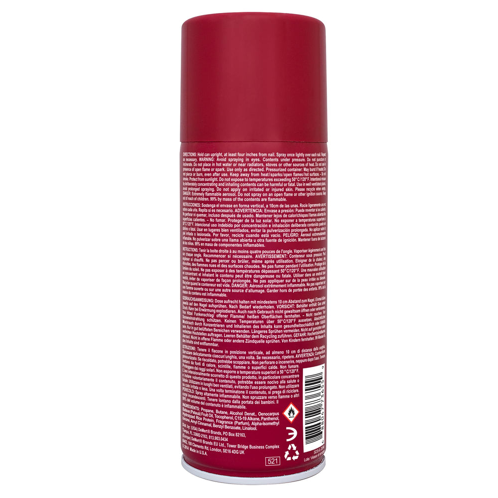 Demert spray de acabado para manicura, acelerando el secado y cuidando las cutículas