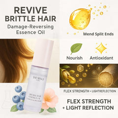 DEMIKI Brillo espejo del cabello con perfume ligero para uso diario.