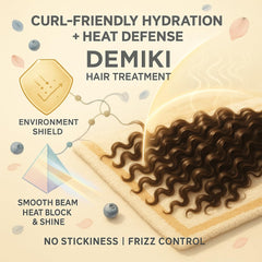 DEMIKI Perfume-aceite para cabello, aroma duradero y versátil.