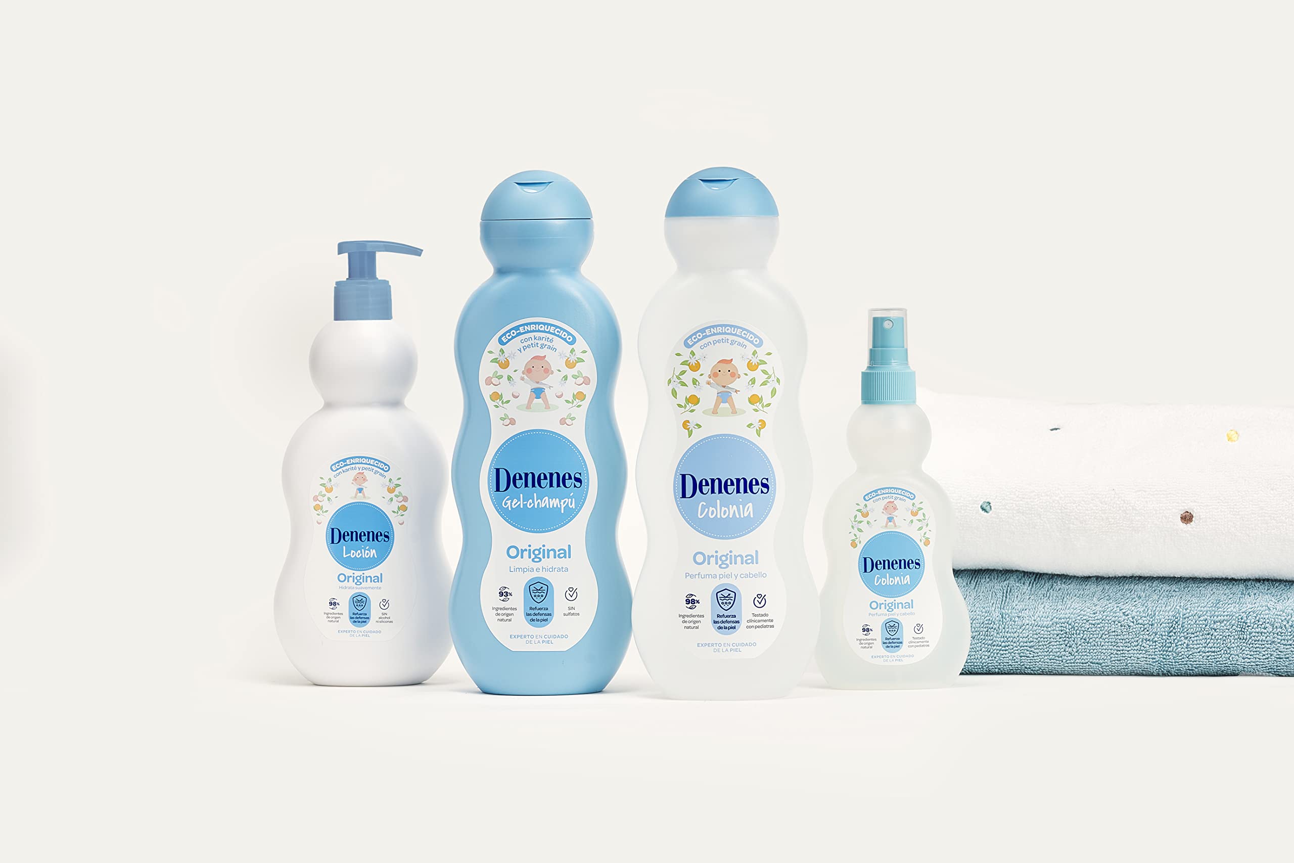 Denenes Baby Cologne embalaje presentable ideal para regalo