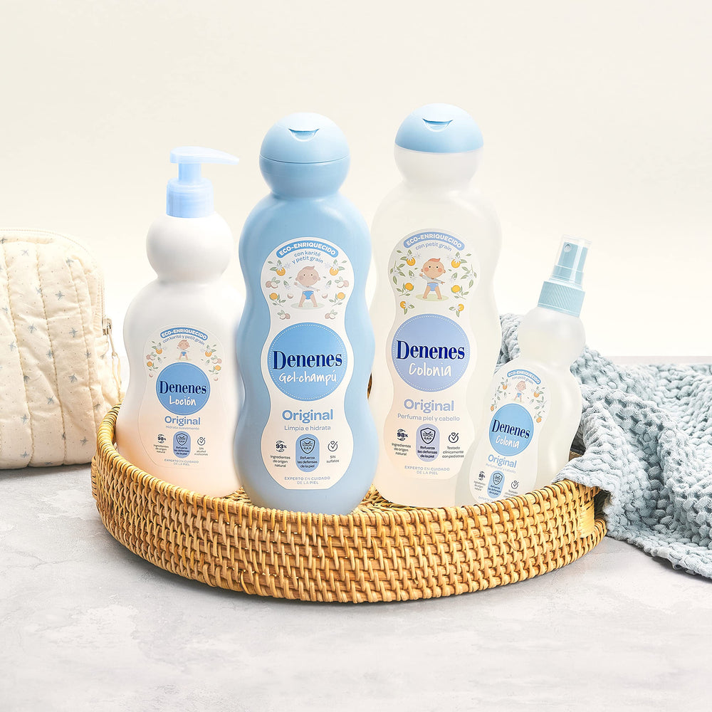 Denenes Baby Cologne momento post baño