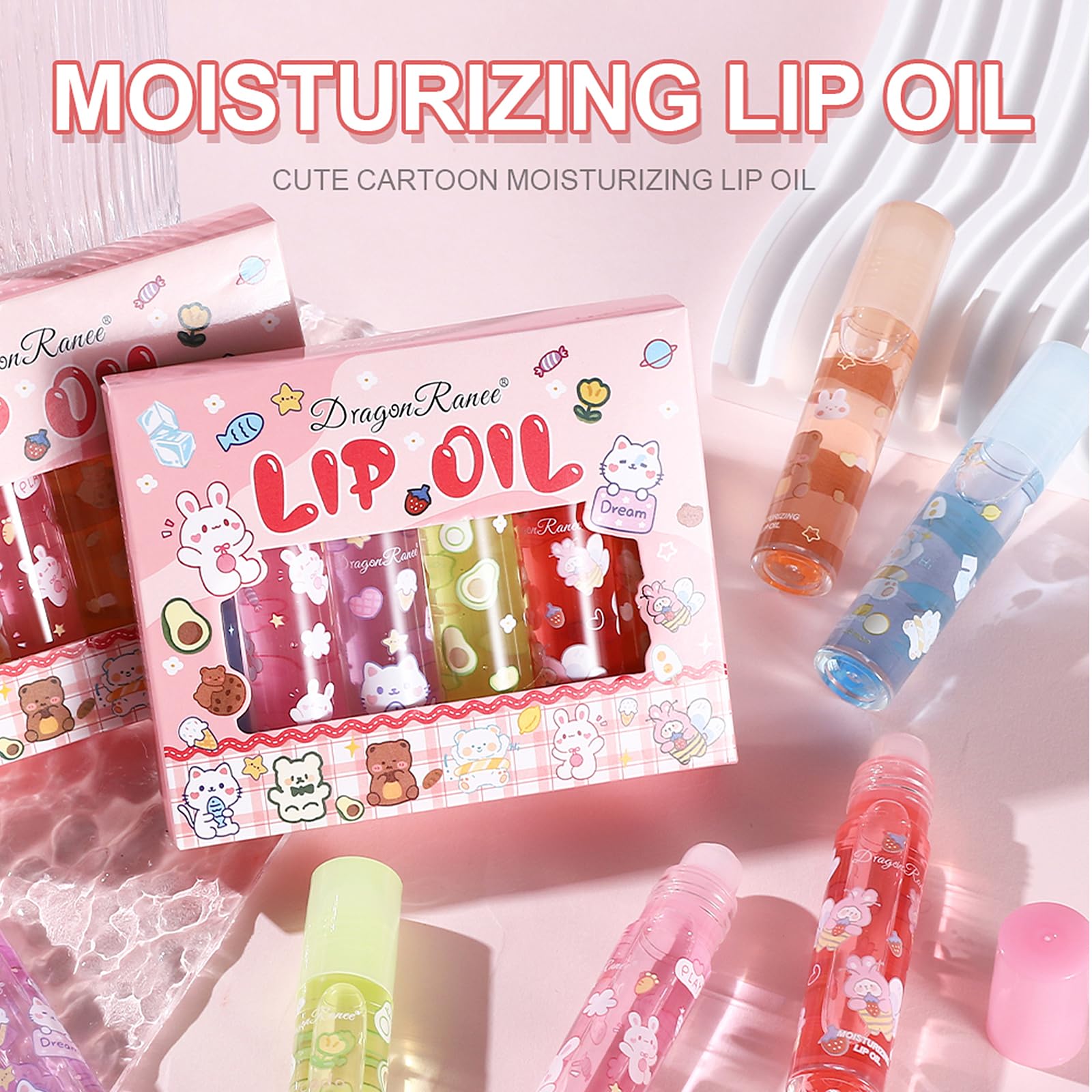 DENESTUP cuidado labial con aceites hidratantes para labios suaves.