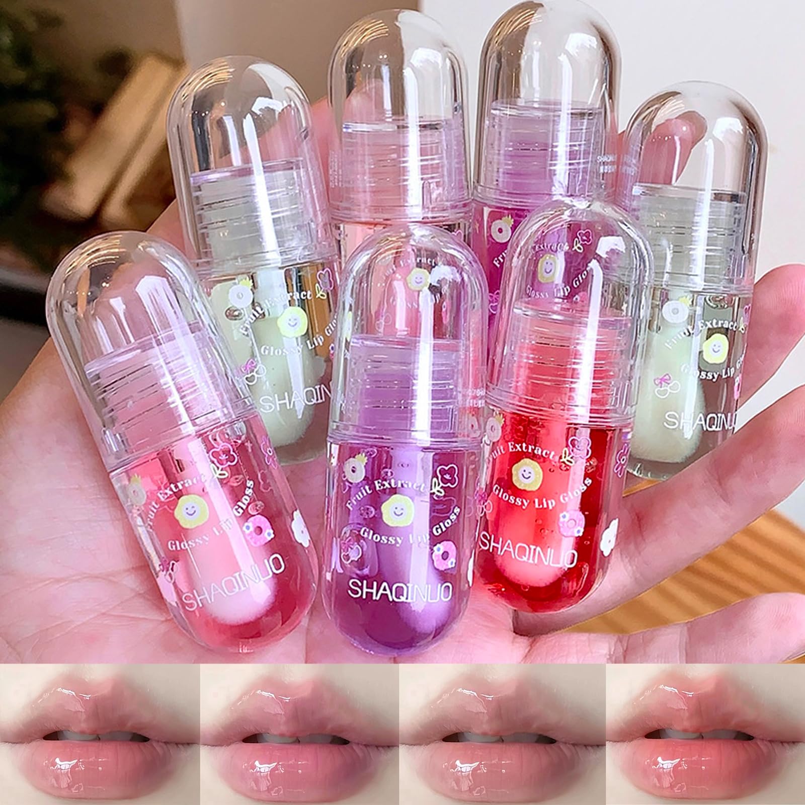 DENESTUP efecto brillo natural para labios con sabor frutal