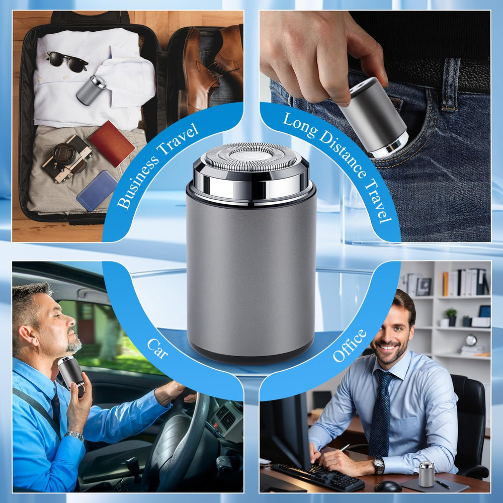 Denir Bonee mini-afeitadora con carga USB para viajes y uso diario.