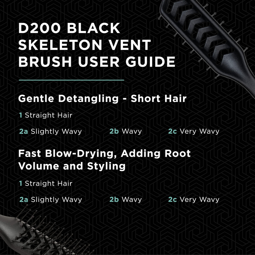 Denman D200 ideal para volumen en cabello fino, grueso o rizado.