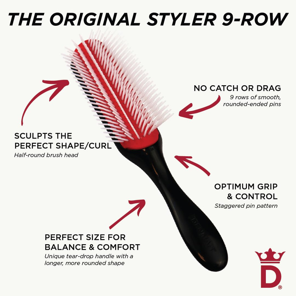 Denman D4 adecuado para cabello grueso y largo con mayor control