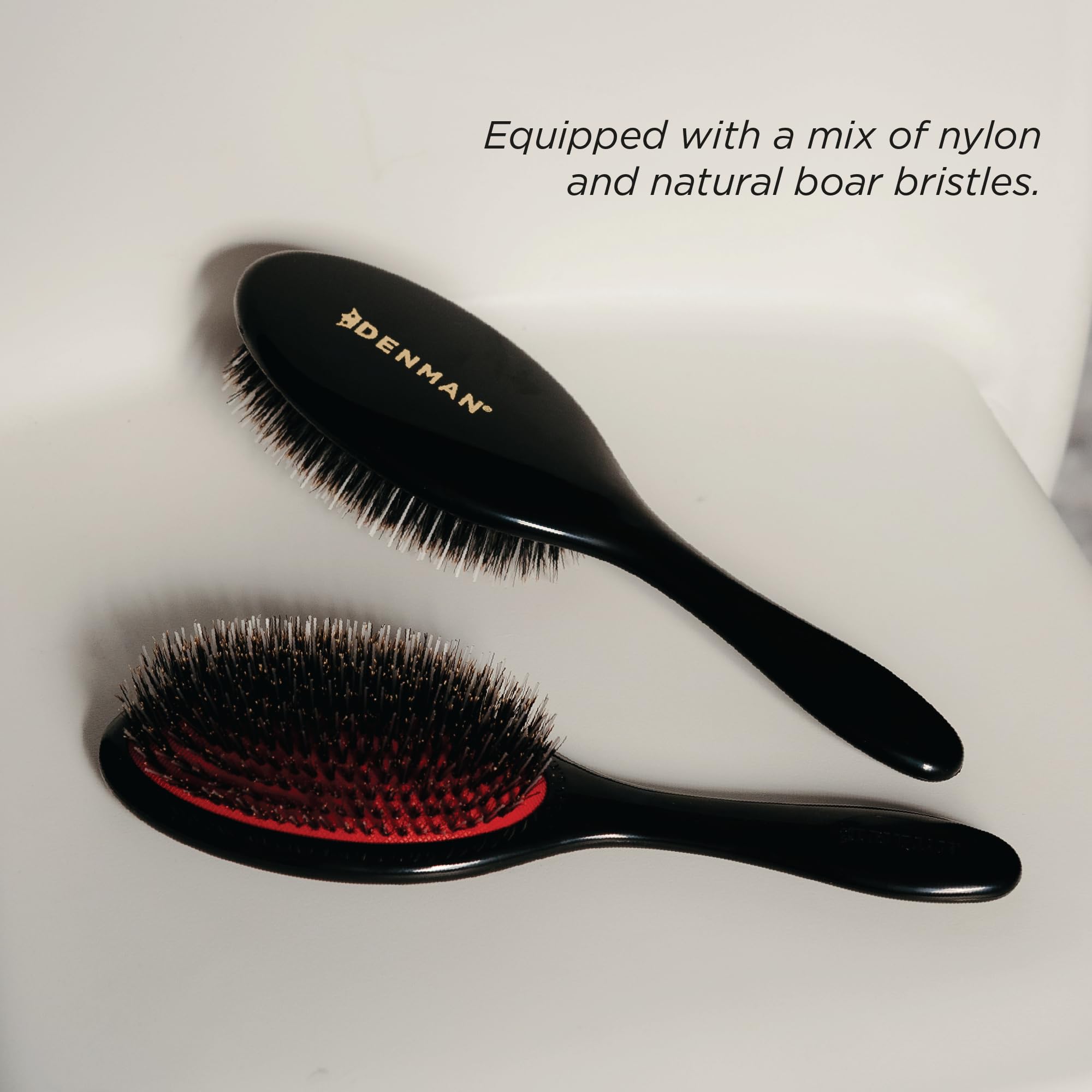 Denman D81M perfecto para pelucas y extensiones con acabado natural.