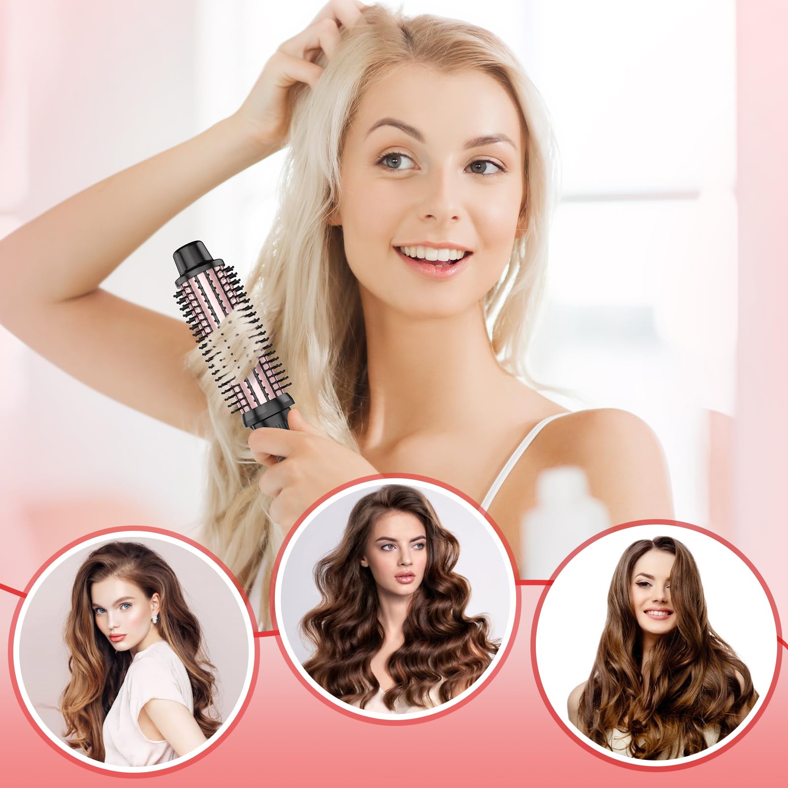 DENVEK ajuste de temperatura de 5 niveles para todo tipo de cabello.