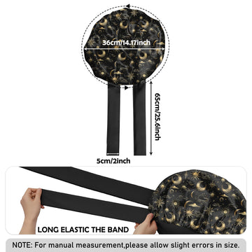 Deokke bonete satin dormir con diseños brillantes para iluminar tu rutina nocturna.