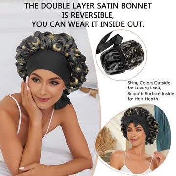 Deokke bonete satin regalo práctico para familia y amigas.