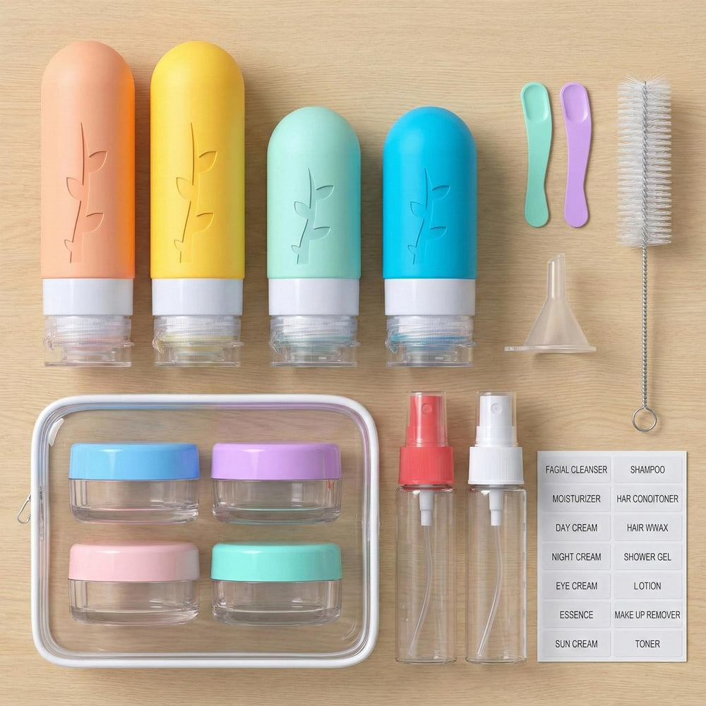 DEPOZA bolsa transparente para maquillaje, identificación rápida