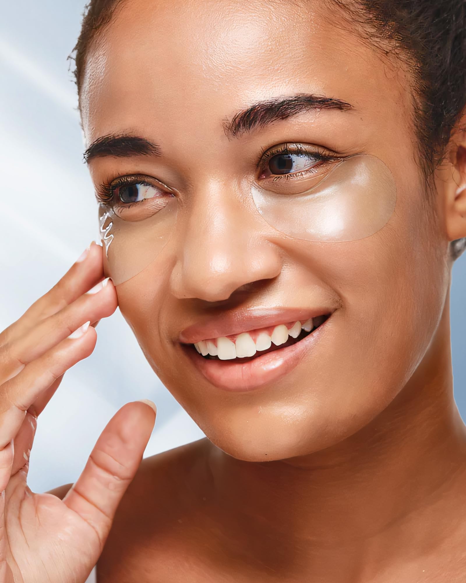 Depology parches ojos hidrogel con fijación suave que reduce irritación.