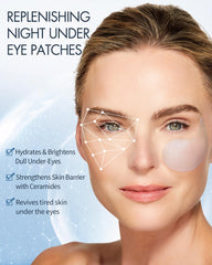 Depology parches ojos rejuvenecen naturalmente con extractos botánicos para un aspecto descansado.