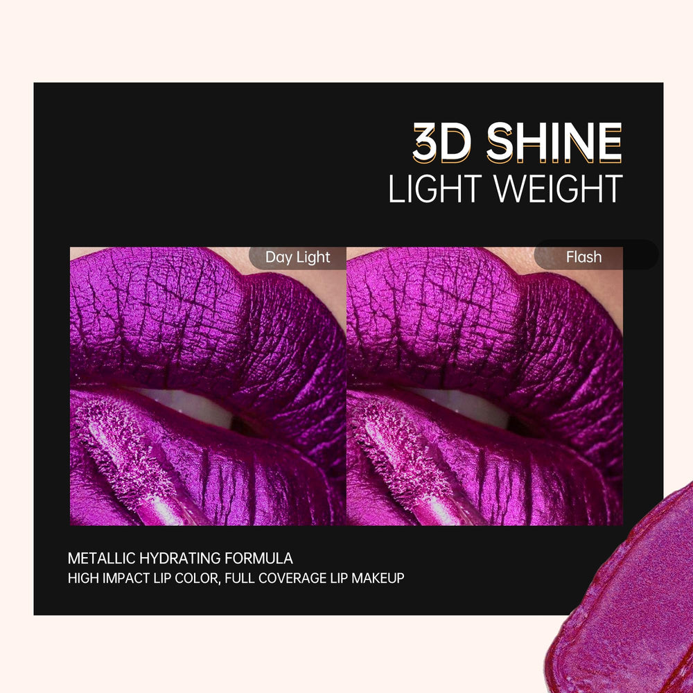 Depuplum color labial metalico vegano y libre de crueldad.