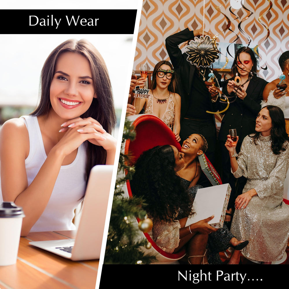 Depuplum shade range image shows nude, pink, red, brown, plum tones.