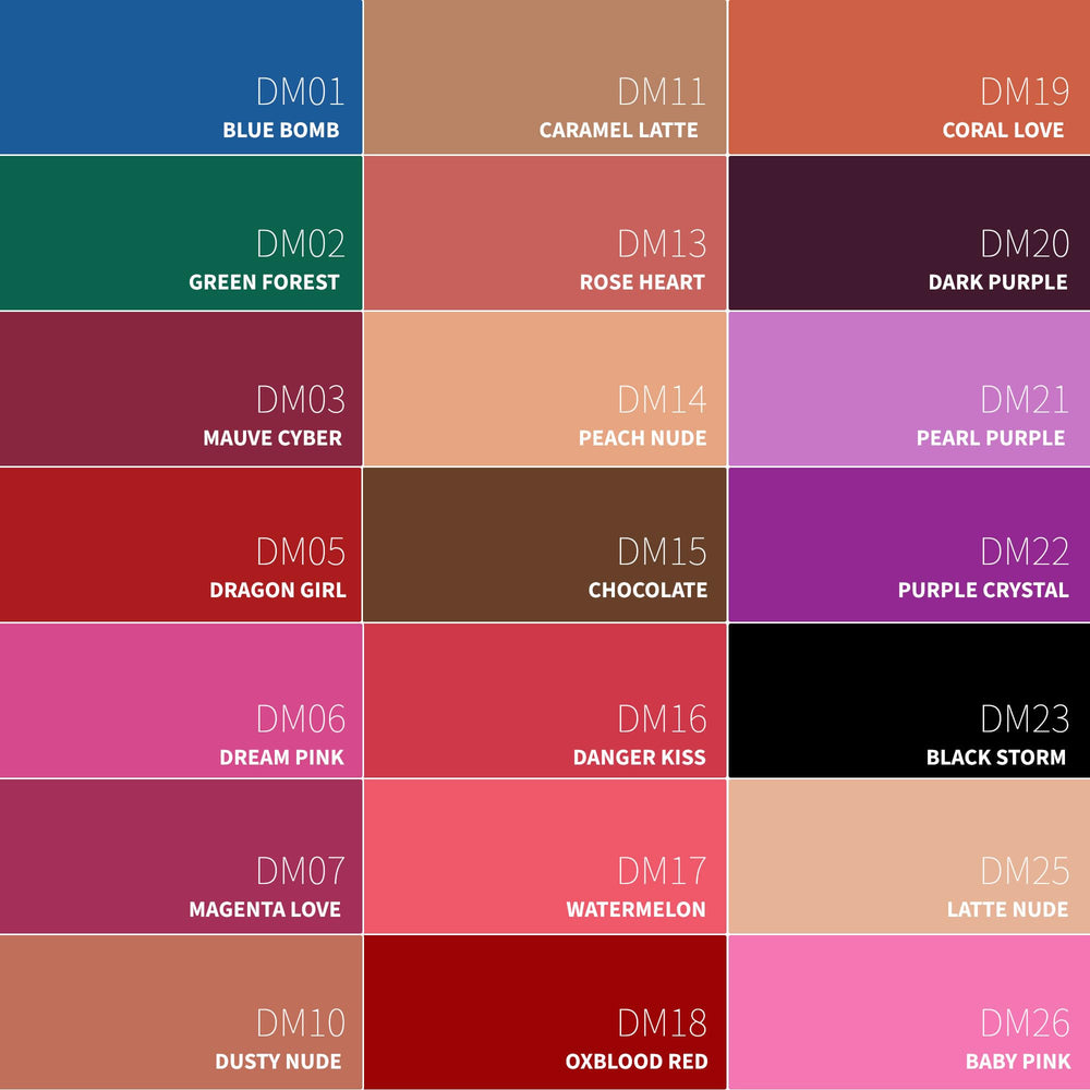 Depuplum DM06 Dream Pink vegan formula with rose oil and vitamin E.